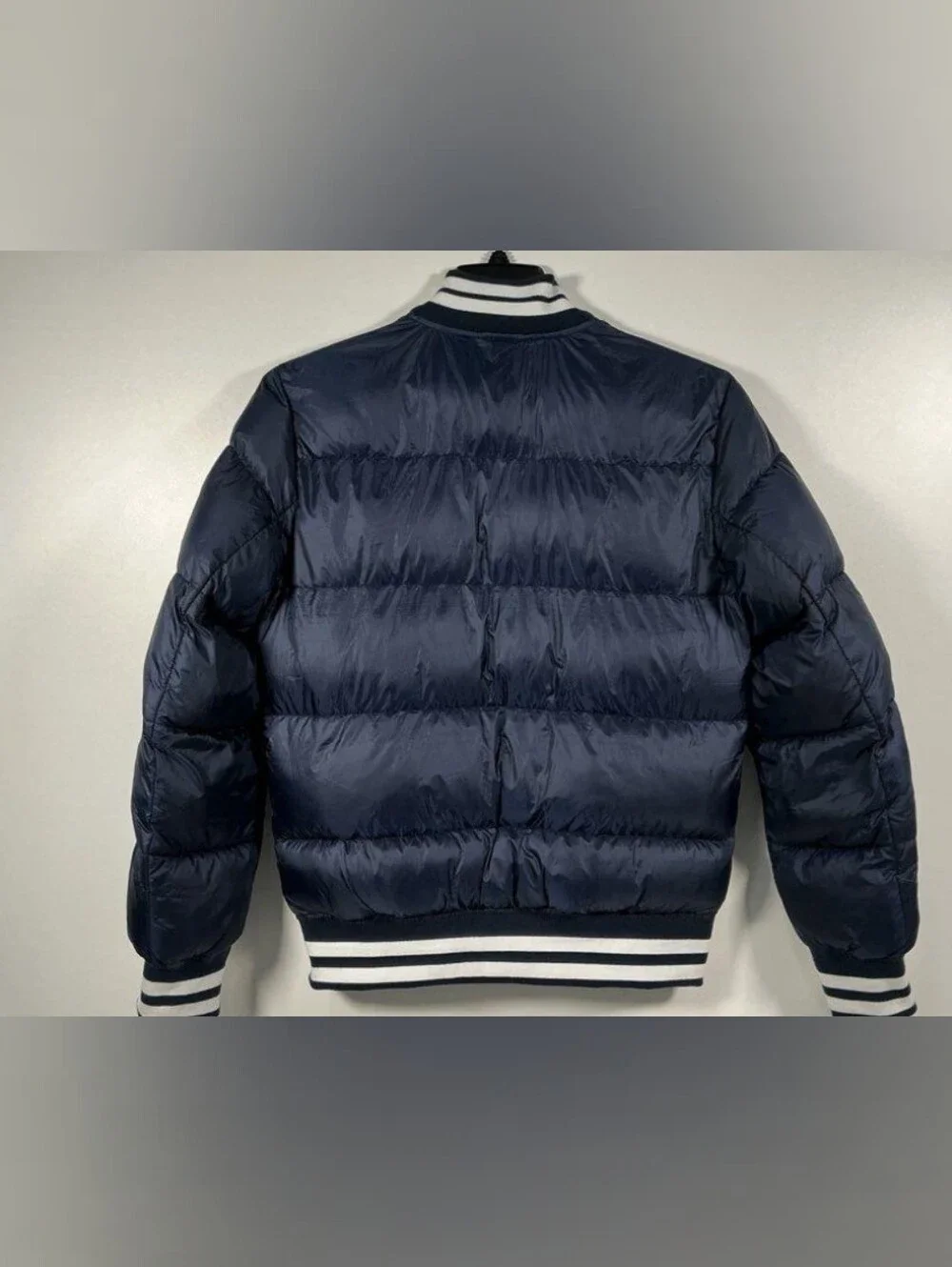 Men's Tommy Hilfiger Blue Logo Puffer Jacket